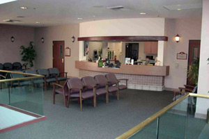 View of the Riverside Lobby